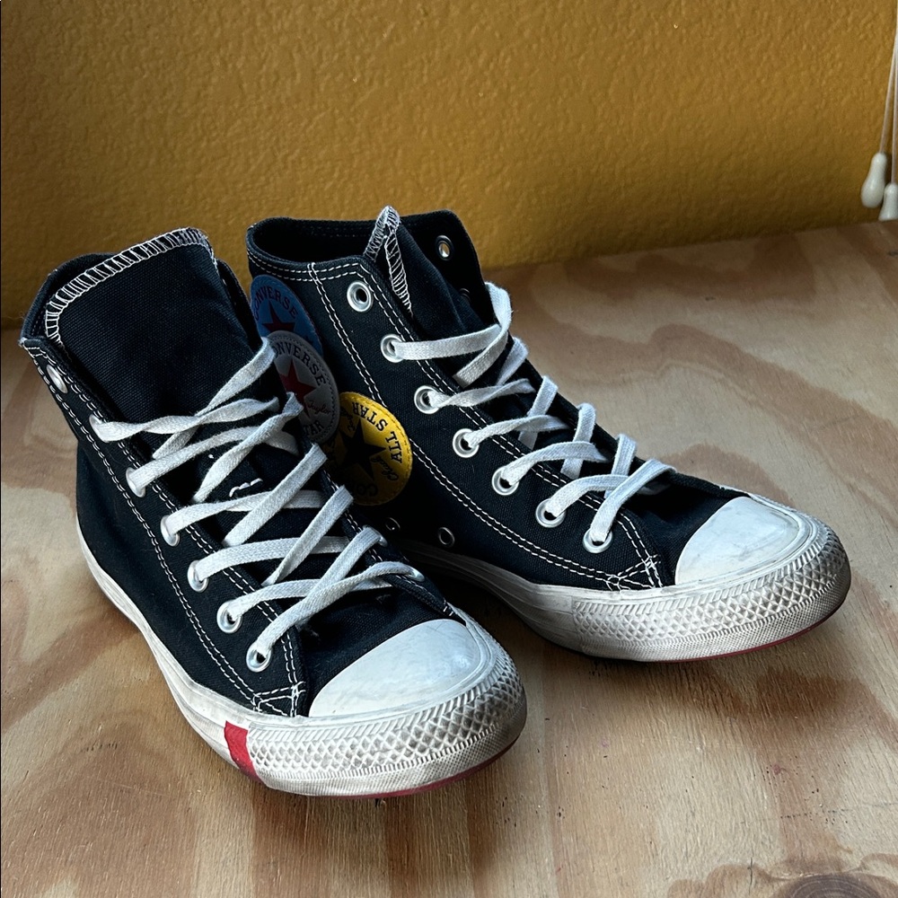 Converse Black and White High-Tops